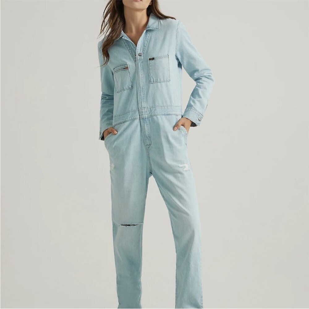 Free People x Lee Distressed Union Alls